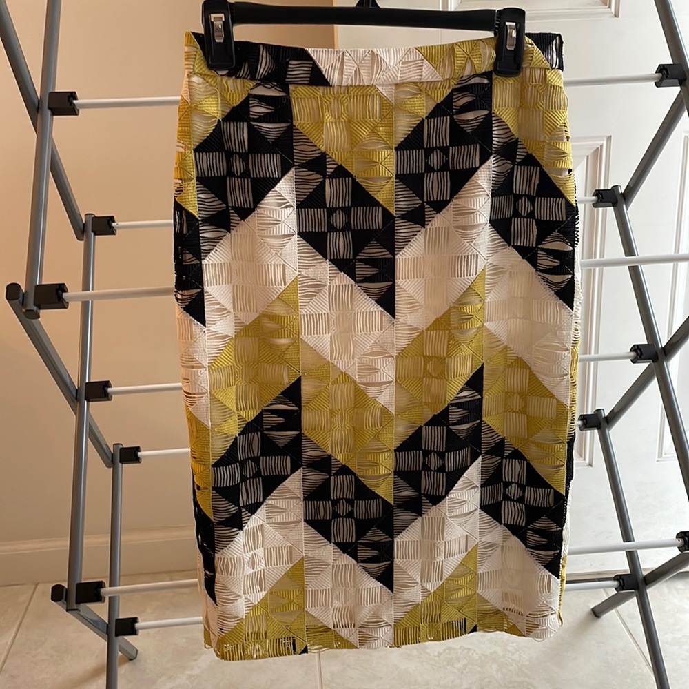 A.L.C. Crochet Pencil Skirt